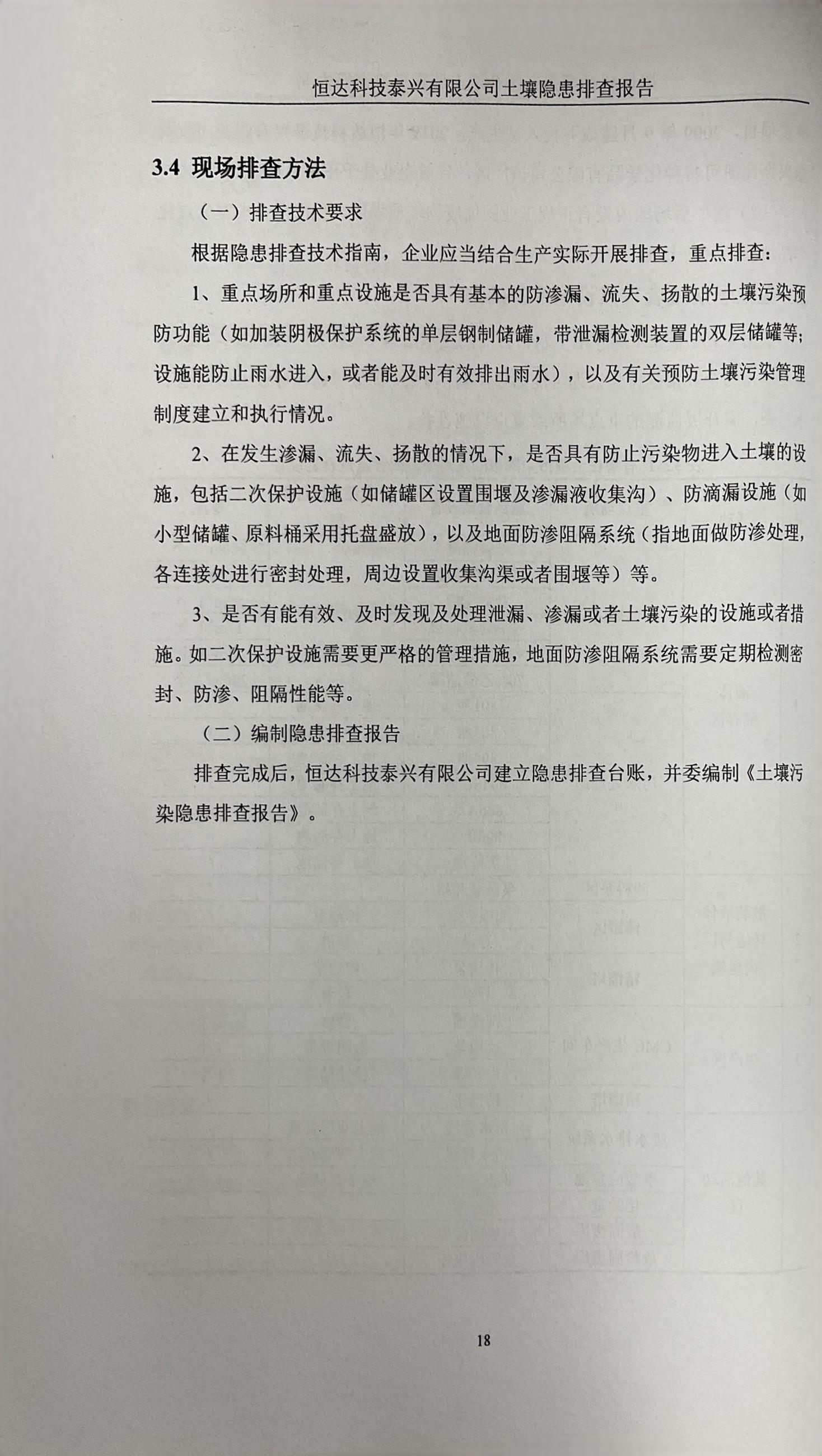 恒達科技泰興有限公司土壤污染隱患排查報告(圖21)